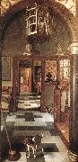 HOOGSTRATEN, Samuel van View of a Corridor af oil painting reproduction